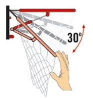 Sport-Thieme® "Premium" Folding Basketball Hoop