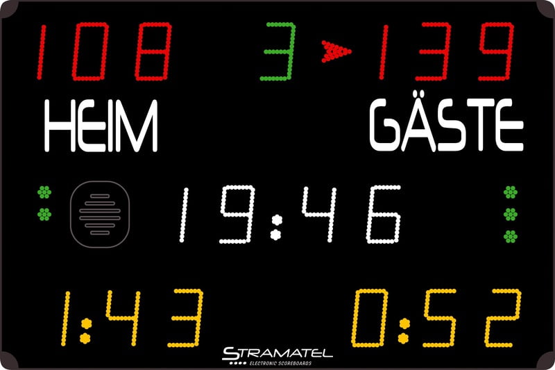 Stramatel "452 MB 7000" scoreboard