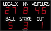 Stramatel "FBB" Baseball Scoreboard