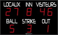Stramatel "FBB" Baseball Scoreboard Stramatel "FBB" Baseball Scoreboard