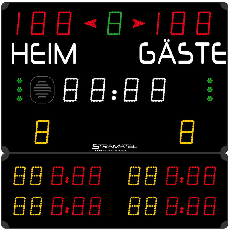 Stramatel "452 MS 3003" scoreboard Stramatel "452 MS 3003" scoreboard