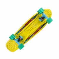 CHOKE SUPERCRUISER SKATEBOARD Spicy Sabrina 60x18cm, yellow/blue CHOKE SUPERCRUISER SKATEBOARD Spicy Sabrina 60x18cm, yellow/blue
