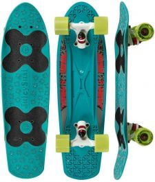 CHOKE SUPERCRUISER SKATEBOARD Spicy Sabrina 60x18cm, forest/green CHOKE SUPERCRUISER SKATEBOARD Spicy Sabrina 60x18cm, forest/green