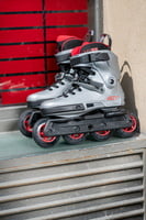 POWERSLIDE URBAN FREERIDE TRINITY SKATE Next Burgundy Grey 90 POWERSLIDE URBAN FREERIDE TRINITY SKATE Next Burgundy Grey 90