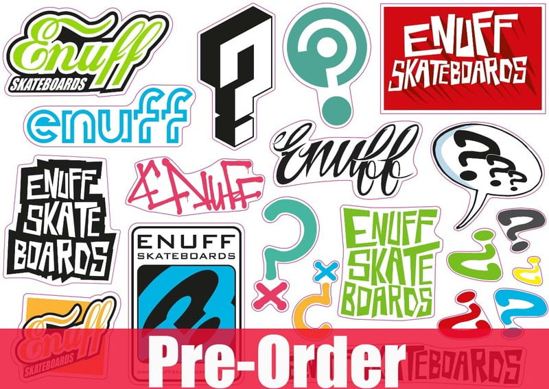 Enuff Sticker Sheet Enuff Sticker Sheet
