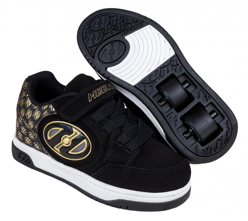 Heelys X2 Plus X2 Lighted (HE100616) Black/Gold/Logo Heelys X2 Plus X2 Lighted (HE100616) Black/Gold/Logo