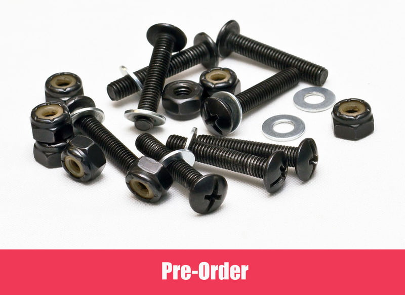 Longboard Mindless Drop Thru Bolts (Pack of 8)