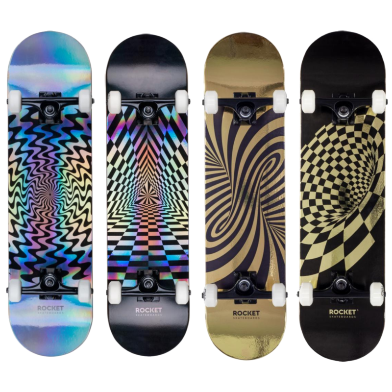 Rocket Complete Skateboard Foil Rocket Complete Skateboard Foil