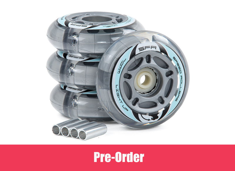 SFR Light Up Inline Wheels SFR Light Up Inline Wheels