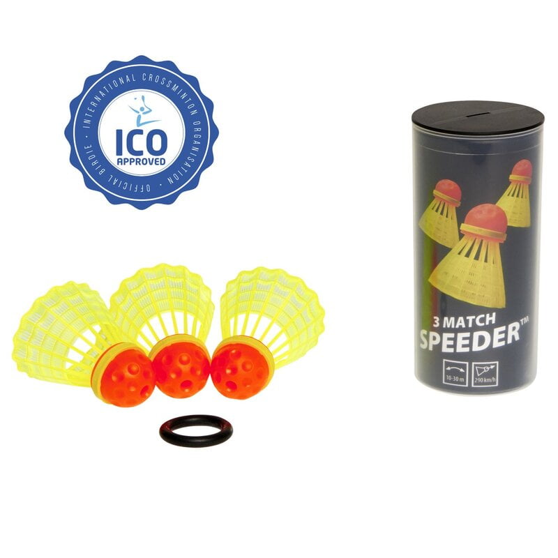 Speedminton® MATCH 3pk Speeder™ Tube Speedminton® MATCH 3pk Speeder™ Tube