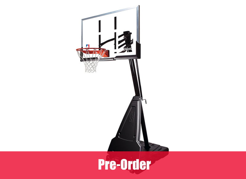 Spalding "NBA Platinum Helix Lift Portable" Basketball Unit Spalding "NBA Platinum Helix Lift Portable" Basketball Unit